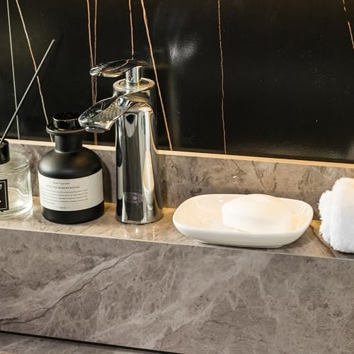 Miamolo Soap Dish for Shower, Soap Holder Raised Design, No More Mushy Soap - Image 7