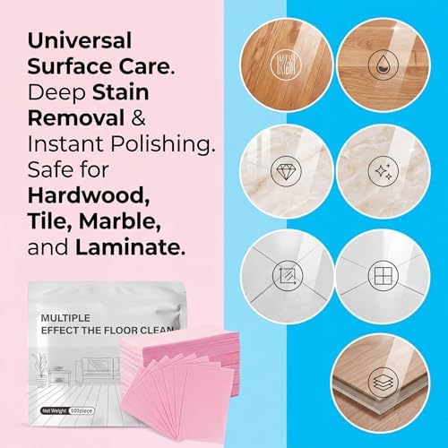Multiple Effect The Floor Clean, Multi-Surface Floor Cleaning Tablets for Hardwood Tile Laminate Marble Floors (Yellow) - Image 4