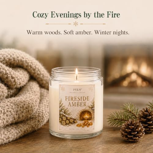 6-Pack Winter Candle Gift Set 7oz Soy Wax, Holiday Christmas Scents - Image 6
