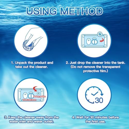 Vacplus Toilet Bowl Cleaner Tablets, 12 Pack, Auto Cleaning, Long-Lasting - Image 6
