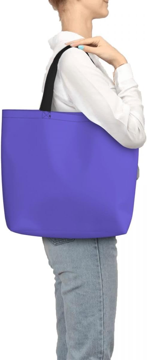 Custom Large Black Tote Bag With Pocket Extra Large Reusable Grocery Bags