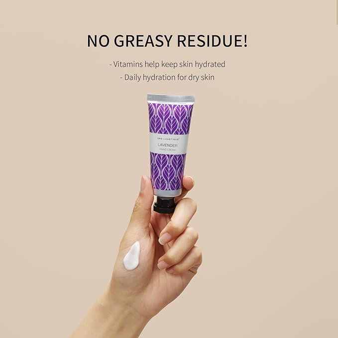 spa luxetique Hand Cream Set Pack of 4 Hand Lotion Christmas Gift Set Enriched with Shea Butter and Glycerin for Dry Hands, Hydrating&Moisturing Travel Size Hand Cream, Birthday Gifts for Women