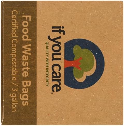 If You Care Compostable Trash Bags for Food Scraps, Kitchen Waste, Garbage – 30 Count, 3 Gallon – Certified Compostable, Non Plastic, Disposable - Image 5