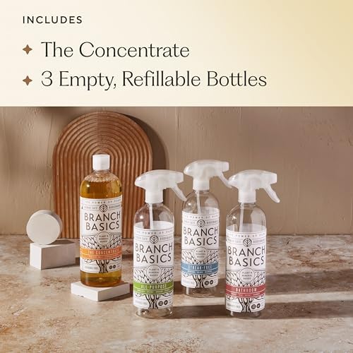 Branch Basics Surface Cleaning Kit: 33.8 oz Concentrate, Refillable Bottles - Image 3