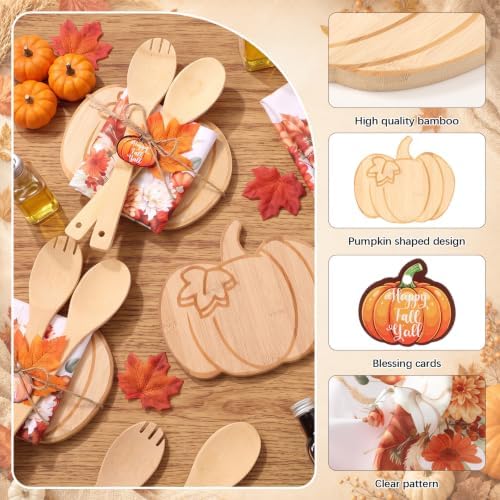Geelin 31 Pcs Fall Housewarming Kitchen Gifts, Pumpkin Cutting Boards - Image 3