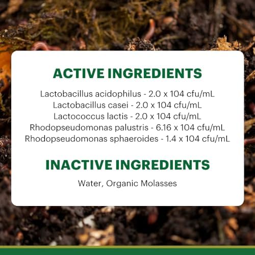 TeraGanix Compost Accelerator (1 Bottle = 22 Gallons), Reduce Odors, Liquid Compost Starter Concentrate, Reduce Composting Time, USDA Organic, 1 Quart (32 fl oz) - Image 5
