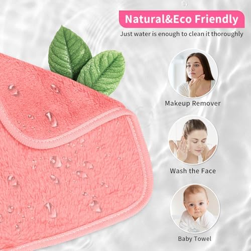 my novel things Makeup Remover Cloth Pad, 6.5" x 6.5", 12 Packs Set - Image 4