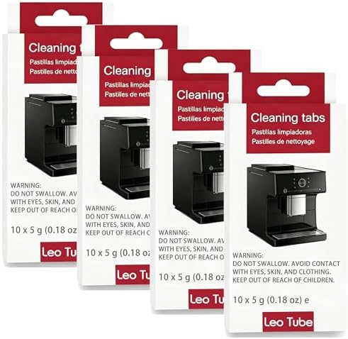 Coffee Machine Cleaning Tablets, Effective Descaling Tablets (40) by LeoTube