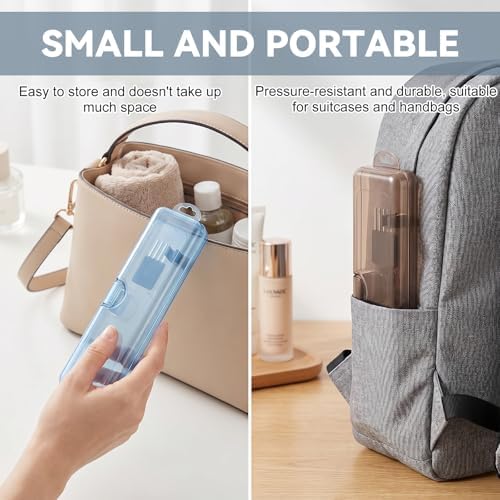 SynHHergyx 2 Pack Travel Toothbrush Holder Tooth Brush Case - Image 4