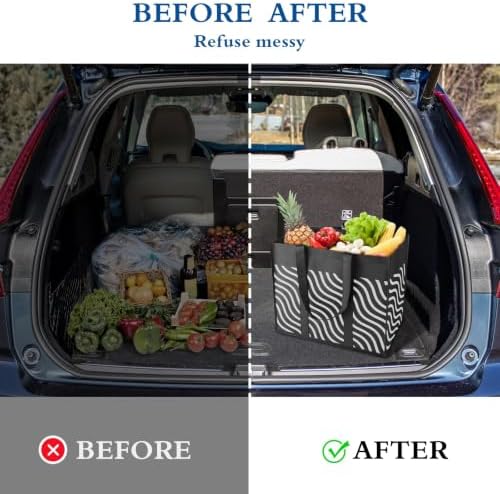 Reusable Grocery Shopping Bags 10 Pack Large Foldable Tote Bags Bulk - Image 6