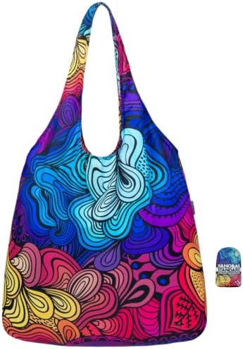 Nanobag Standard 19L Tote Foldable Packable Reusable Grocery Shopping Bag by Nanobag