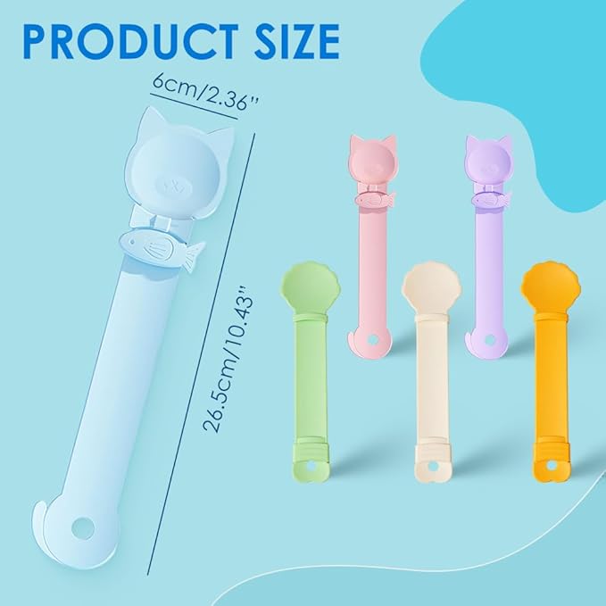 Cat Strip Feeder Spoon, 2025 New Cats Treat Dispenser, Cat Squeeze Treat Spoon for Puree and Bisque Delectables Lickable Wet Dispenser Sliding (3PCS-A)