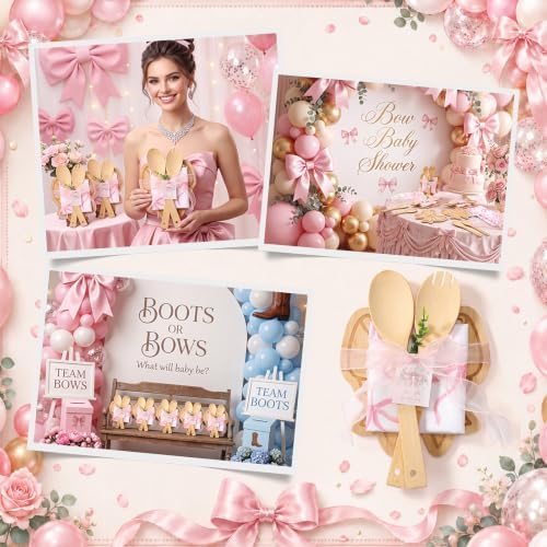Geelin 31 Pcs Bow Party Kitchen Gifts Sets, Cutting Board Towels - Image 5