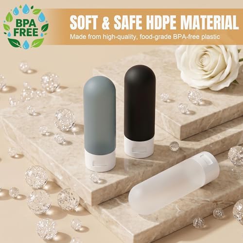 DEWSENSI 20 Pack Travel Bottles Set for Toiletries - Image 5