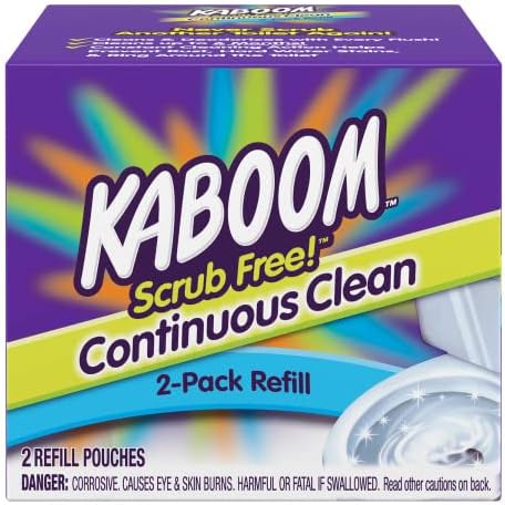 Kaboom Scrub Free! Continuous Clean Toilet Cleaning Refill Tablets (2 Count Per Package) *Refill Tablets Only. - Image 5
