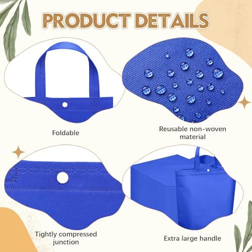 Paterr 100 Pcs Reusable Shopping Bags Bulk - Image 5