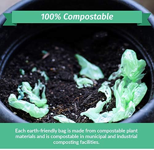 Reli. Compostable 6-8 Gallon Trash Bags | 200 Count Bulk | Green - Image 2