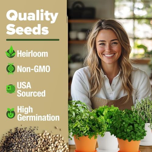 HOME GROWN 8 Herb Garden Kit, Indoor Growing Kit, Gardening Gifts for Women - Image 5