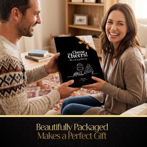 Bamboo Charcuterie Board gift Set, 12x15 in Cheese Board with 16 Accessories, Wine & Cheese Serving Platter, Gift for Housewarming, Wedding, Bridal Shower, Anniversary & Birthday for men and Women. - Image 5