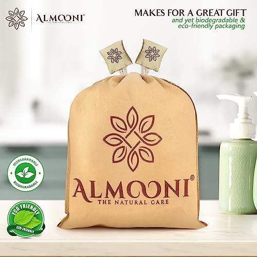 ALMOONI Natural Loofah Body Scrubber, Egyptian Loofah Sponge, 2 Count - Image 6