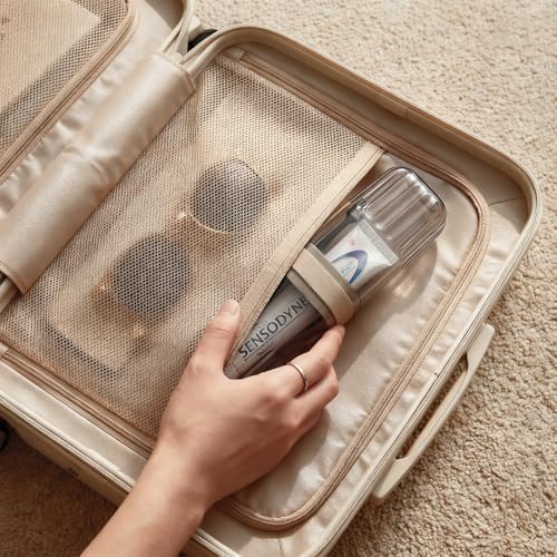 Large Enclosed Toothpaste and Toothbrush Travel Case with Rinse Cup - Image 7