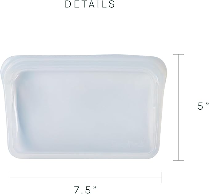 MODERN-X SnapPack Premium Silicone Reusable Storage Bags, 2-Pack, Multi | Multi-Use Reusable Bags, Lunch Bag, Travel Containers | BPA Free, Leak-free, Dishwasher-Safe, Eco-friendly