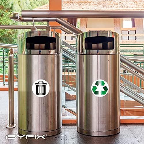 iSYFIX Recycle Sticker for Trash Can, 6 Pack, 5 inch - Image 4