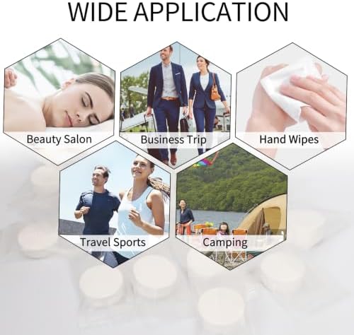 Compressed Towel - 200 PCS Mini Tablets Disposable Portable Face Towel,Soft - Image 6