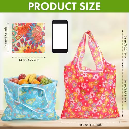 Paterr 50 Pack Reusable Grocery Bags Foldable Shopping Tote - Image 4