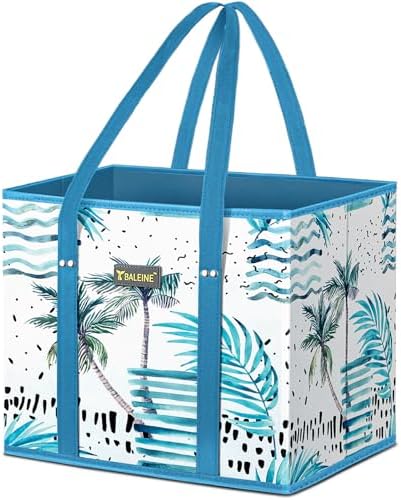 BALEINE 1PK Reusable Grocery Bags, Heavy Duty Shopping Tote Bag by BALEINE