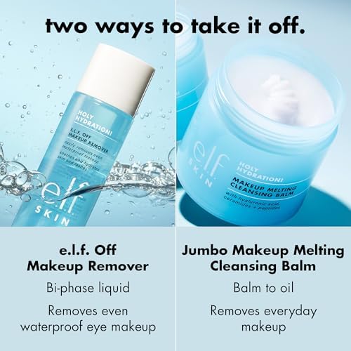 e.l.f. SKIN Holy Hydration! Makeup Melting Cleansing Balm, Face Cleanser & Makeup Remover, Infused with Hyaluronic Acid to Hydrate Skin - Image 5