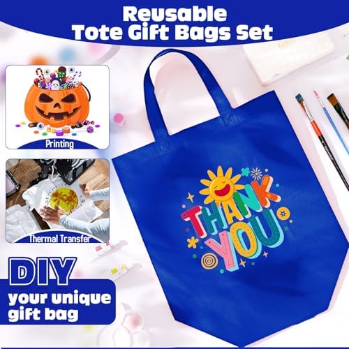 Windyun Reusable Grocery Bags Non Woven with Handles - Image 6
