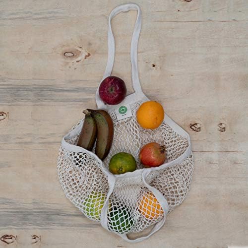 Cotton Mesh Onion Storage Bags - 100% Cotton, Reusable, and Washable Mesh Grocery Bags for Storing Garlic and Root Vegetables - Image 6