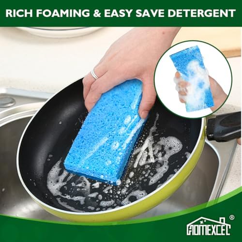 HOMEXCEL Extra Large Sponges Kitchen 6PK, Non-Scratch Sponge for Cleaning - Image 7