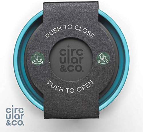 Circular and Co Reusable Coffee Cup 12oz/340ml - The World's First Travel Mug Made from Recycled Coffee Cups, 100% Leak-Proof, Sustainable & Insulated (Cream & Cosmic Black) - Image 4