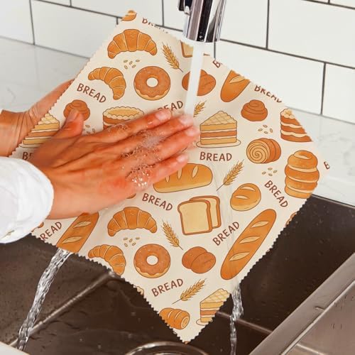 Reusable Beeswax Wraps, Bread Floral Bee Wraps, 9 Pack, For Sandwich, Bread, Fruit, Bowl, Eco-Friendly, Organic Cotton, Sustainable, Zero Waste, Plastic-Free, 1XL, 3M, 5S - Image 6