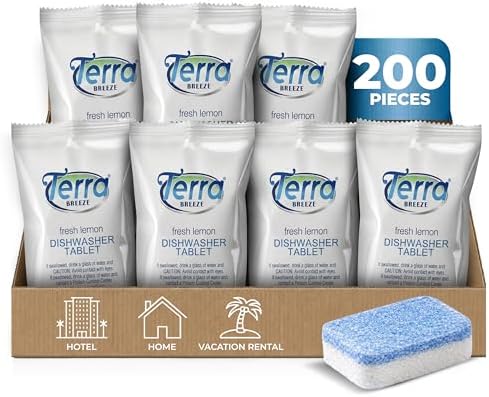 200-Count Dishwasher Detergent Pods, Bulk Hotel Supplies by 1-ShoppeAll-in-KitPage
