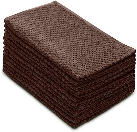 COTTON CRAFT Amazing Kitchen Towel - 12 Pack 100% Cotton Waffle Terry Towel by COTTONCRAFT