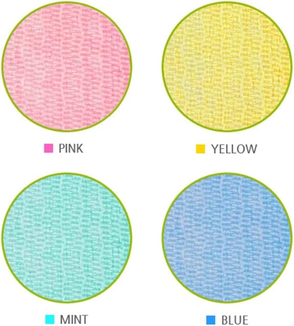 Premium Exfoliating Washcloth Towel(Yellow) Korean Loofah Bath Sponge Long Back Scrubber African Bath Sponge African Long Net for Shower/It Becomes Softer as You use.by NOPIGO