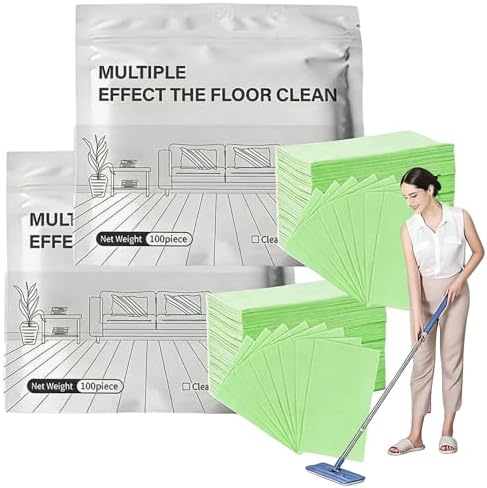 Multi-surface Floor Cleaning Tablets, 200PCS Floor Cleaning Tablets Multi- Surface Cleaner, Free Shine Floor Cleaner Tablet, Multiple Effect the Floors Clean, Concentrated Cleaner for Hardwood, Tile by Unknown