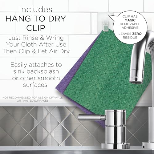 LOLA Swedish Dishcloths for Kitchen XL, 36 3x12 Sheet Rolls, Biodegradable, Compostable, Reusable Paper Towel Cleaning Cloths, 11" x 10" No Odor Washing Dishes, Ultra Absorbent Cellulose Sponge Towel - Image 5