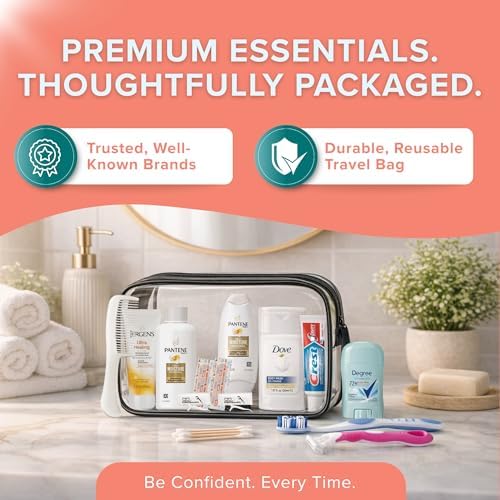 15-Piece Women’s Bulk Hygiene Kits – Premium Brand Toiletries (25 Pack) - Image 3
