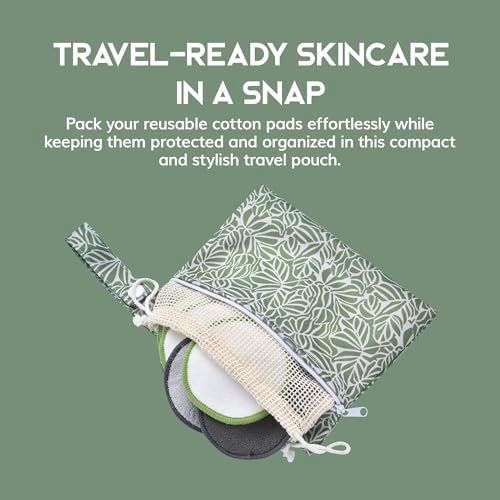 GREENZLA Reusable Makeup Remover Pads |12 Pack | Travel Set - Image 4