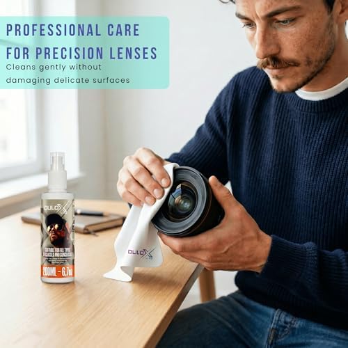 Professional Glasses Cleaner Spray Kit – 6.8 OZ (200ml) + 2 x 1 OZ (30ml) Lens Cleaner + 3 Premium Microfiber Cloths 7 x 7 in (18 x 18 cm) + Screwdriver | Eyeglass Cleaner for Glasses & Screens - Image 3