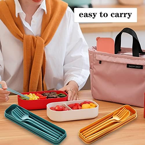 Travel Utensils with Case, Camping Reusable Utensils Set with Case - Image 6