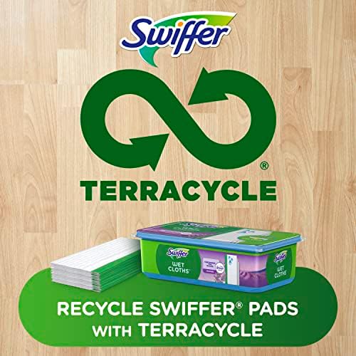 Swiffer Sweep + Mop, Wet Pads Refill, Floor Cleaner for Dirt, Dust, Hair, Cleaning Cloths for Mopping Home, Bathroom, Kitchen, All Purpose Multi-Surface Floor Wipes, Lavender, 24ct - Image 6