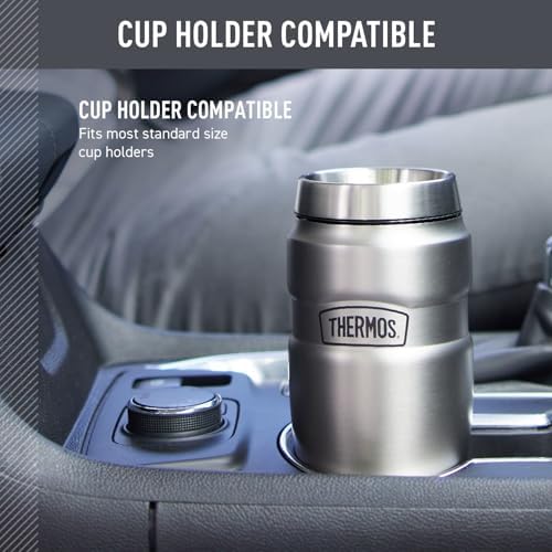 THERMOS Stainless King Stainless Steel Tumbler, 16oz, Army Green - Image 3