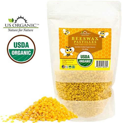 US Organic Beeswax 100% Pure Yellow Pastilles, 16 oz (Large) - Image 3