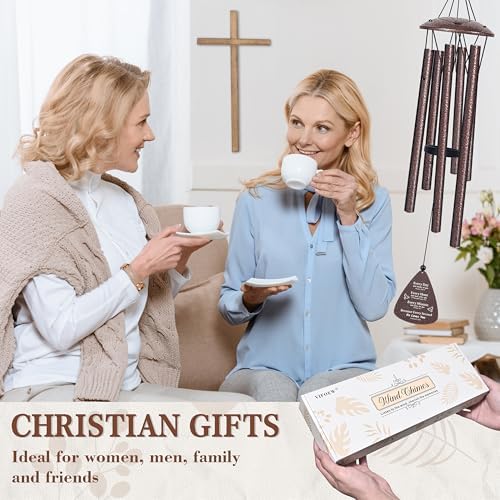 Christian Gifts for Women Men, 32" Wind Chimes, Religious Gifts for Women - Image 2