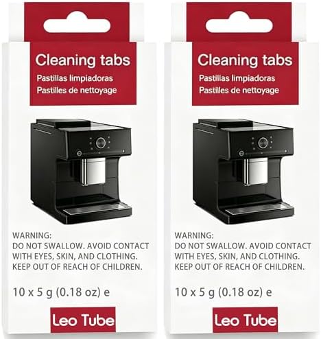 Coffee Machine Cleaning Tablets, Effective Descaling Tablets (20) by LeoTube
